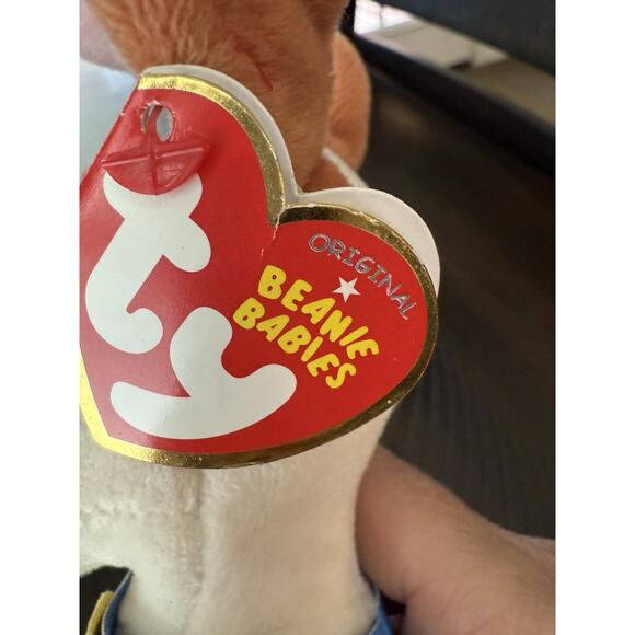 TY Beanie Baby Plush 7" MAX the Jack Russell Terrier (Secret Life of Pets) NWT - Picture 5 of 8